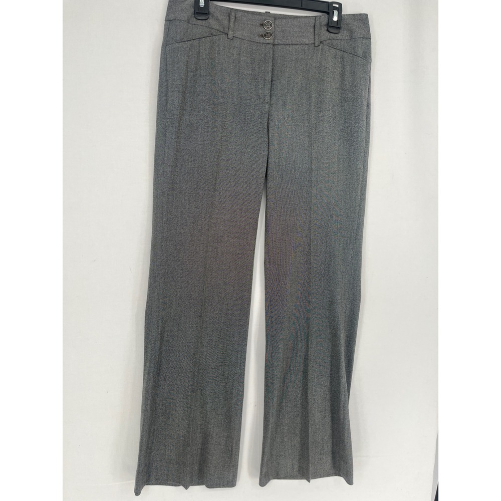 White House Black Market Gray Wide-Leg Trousers